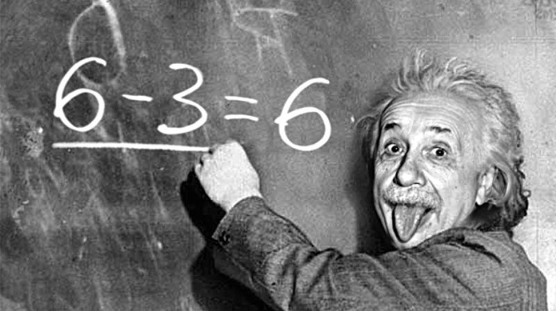 Einstein itu genius. Dari pas sekolah dulu.