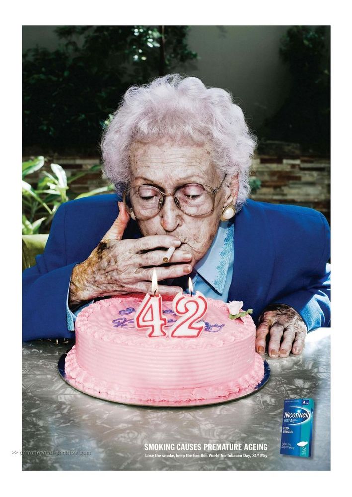 Merokok akan membuatmu terlihat cepat tua