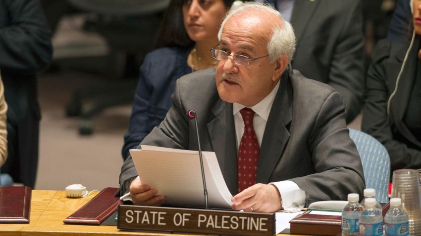 Riyad Mansour, perwakilan Palestina di PBB