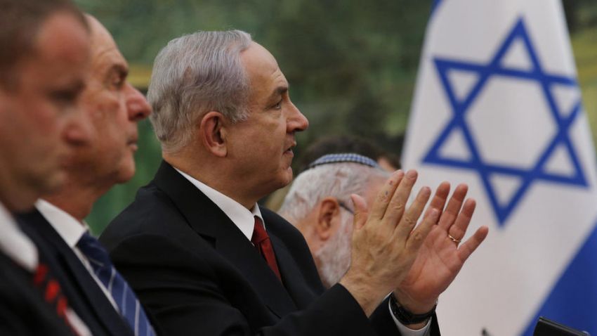 PM Israel, Benjamin Netanyahu di sebuah pertemuan internasional