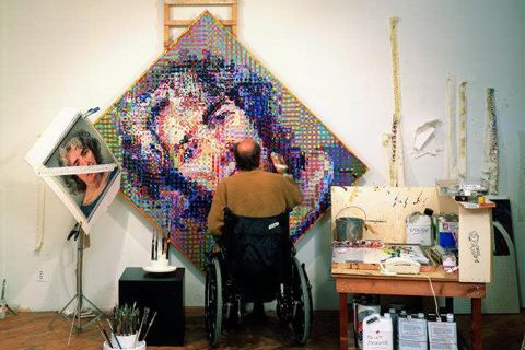 Chuck Close, Pelukis