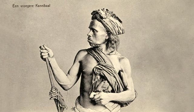 Mantan kanibal dari Sumatra Utara tahun 1905