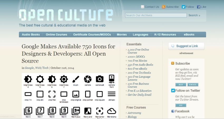 Best free cultural sites on the internet
