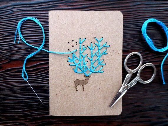 Sampul buku dari jahitan benang