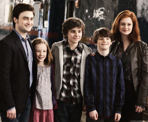 James Sirius, Albus Severus, dan Lily Luna.