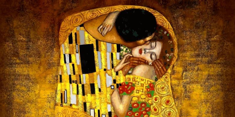 'The Kiss', Gustav Klimt (1908)