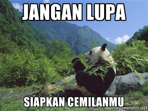 Siapkan cemilanmu