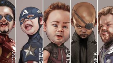 Versi Imut Karakter The Avengers