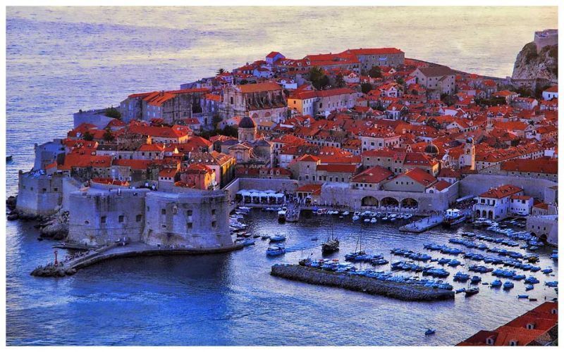 Kota Dubrovnik dan pelabuhannya