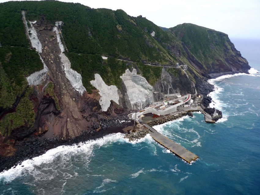 Salah satu bagian pulau Aogashima