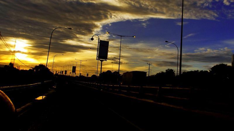 Indahnya sunrise di Cirebon