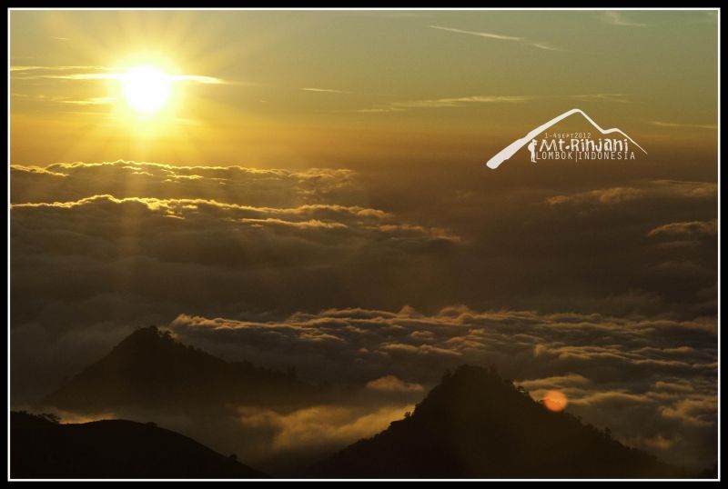 Sunrise di Gunung Rinjani, NTB