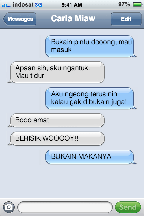 Knock-knock mau masuk