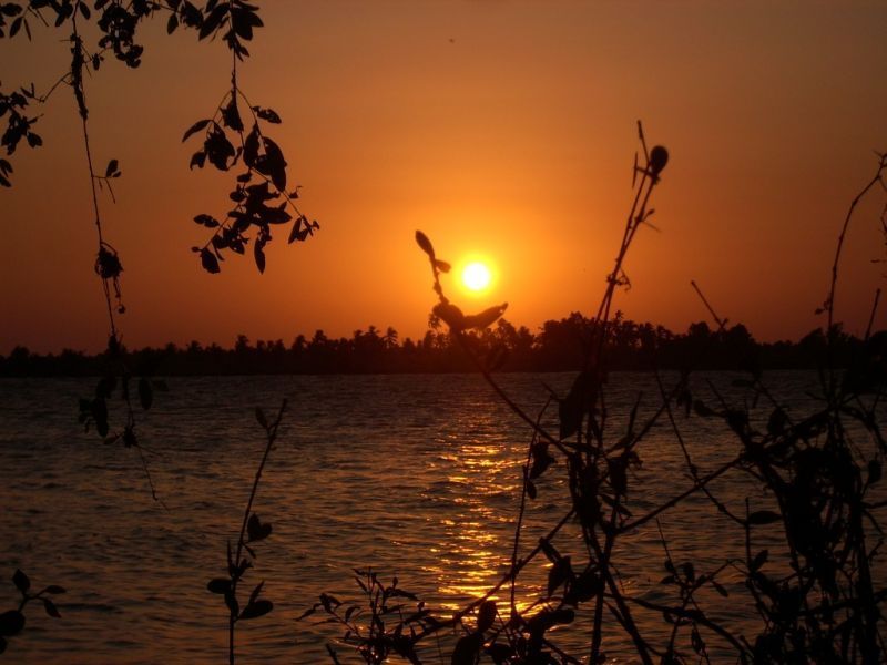 Sunset di pulau Kaget