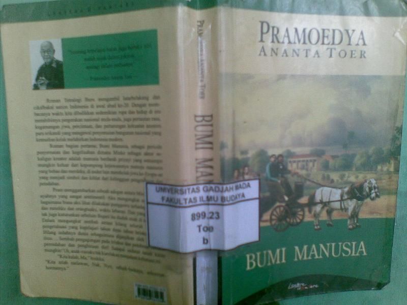 pramoedya, bumi manusia
