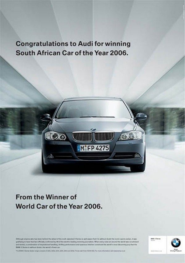Ucapan 'selamat' dari BMW