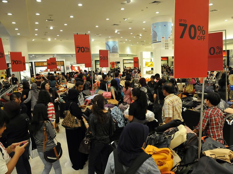 Nggak heboh lagi belanja barang diskon