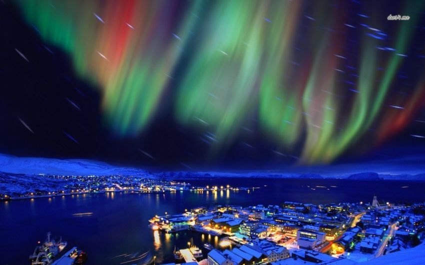 aurora borealis terlihat di finlandia