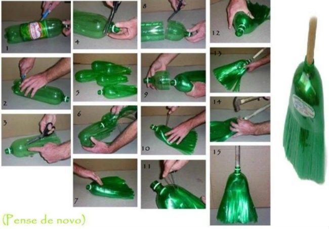 sapu dari botol plastik yang awet