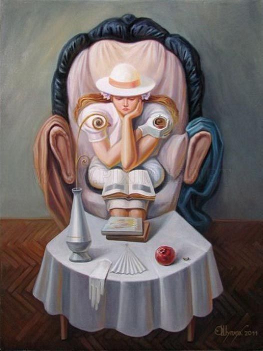 Sebuah lukisan bermakna ganda. (Credit: Oleg Shulpyak)