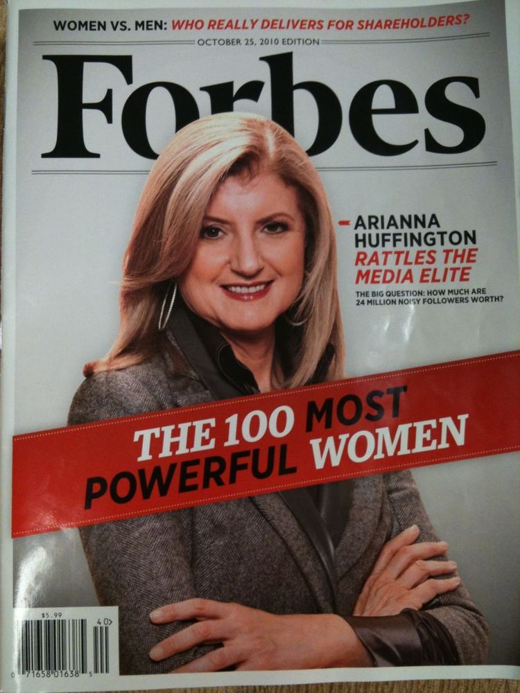 Menjadi cover majalah Forbes