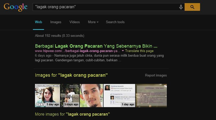 Memanfaatkan tanda kutip.