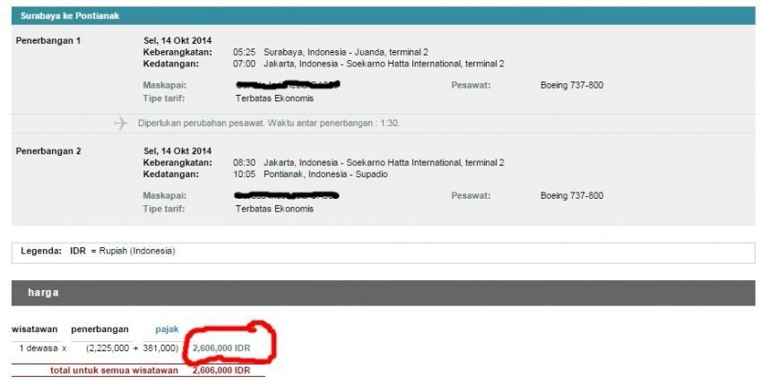 2.600.000 buat sekali jalan??