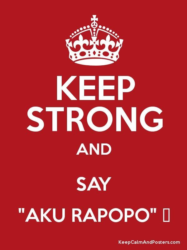 Woles aja, aku rapopo..
