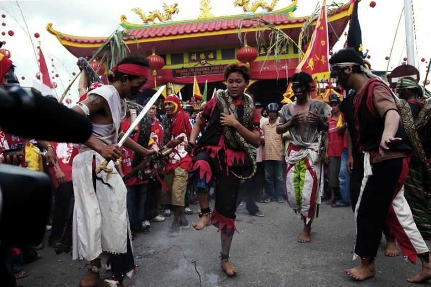 Perayaan Cap Go Meh di Kal-Bar, campuran budaya Tionghoa dan Dayak