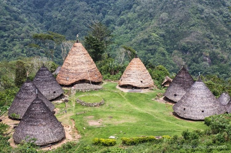 7 rumah kerucut di Desa Waerebo