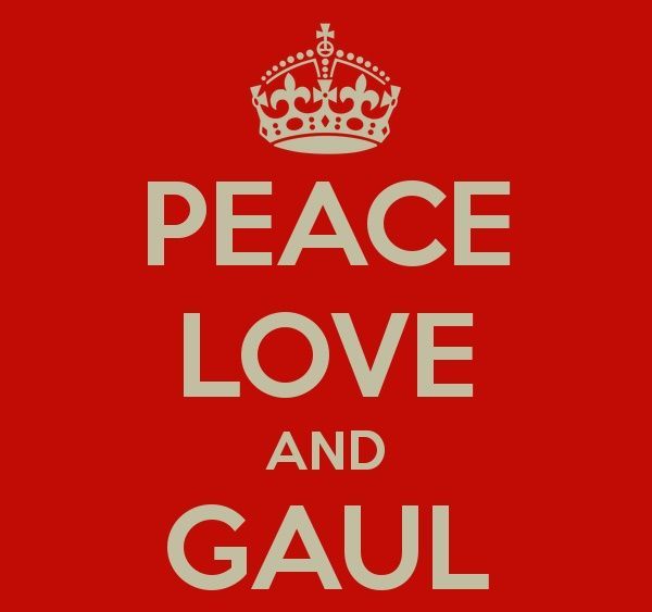 Peace, love, and gaul~~