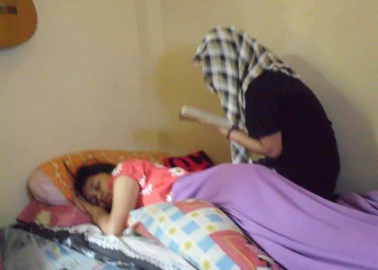 Lag sakit sambil didoain biar cepat sembuh