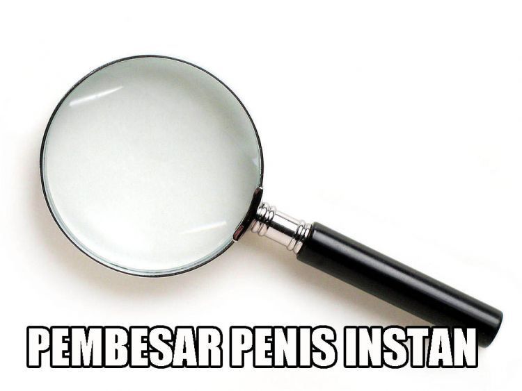 Alat pembesar penis instan.