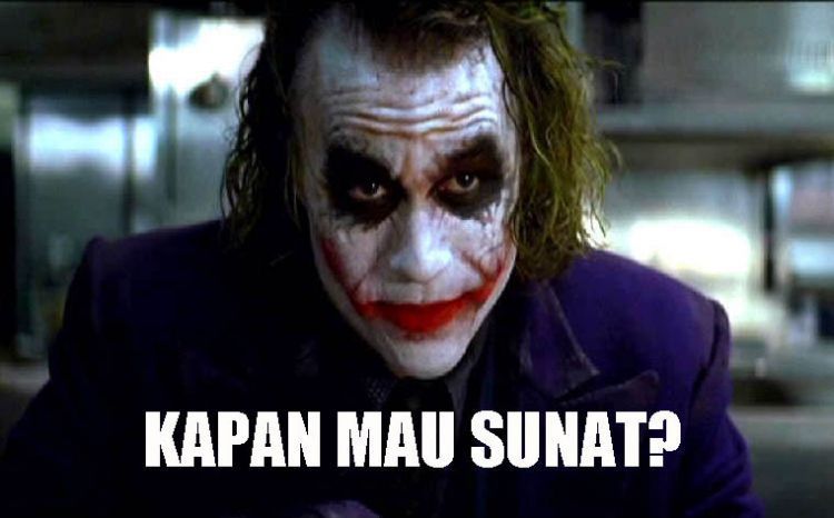 Kapan mau sunat?