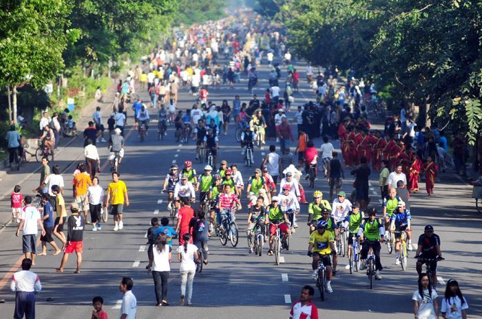 Suasana Car Free Day Solo