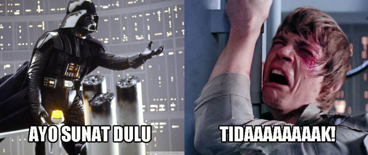 Sunat dulu!