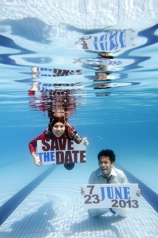 Underwater prewedding