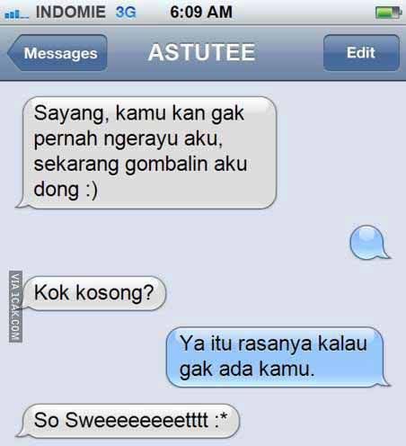 SMS sama pacar