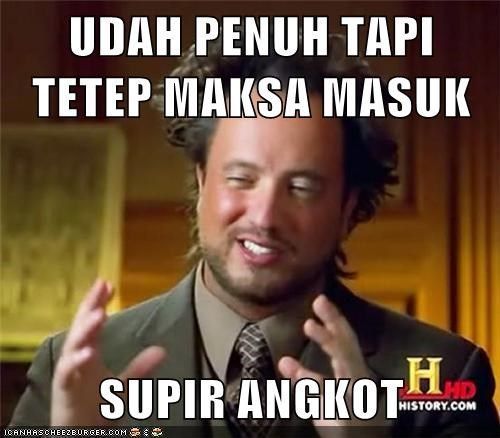 Sopir angkot banget