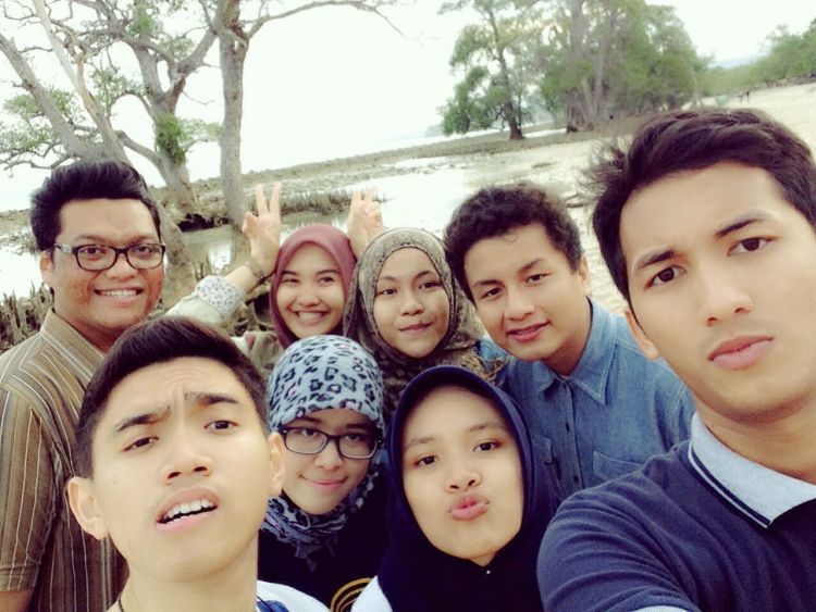 Begitu sampai, selfie dulu dong