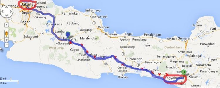 Sama-sama di Pulau Jawa, tapi sangat berbeda