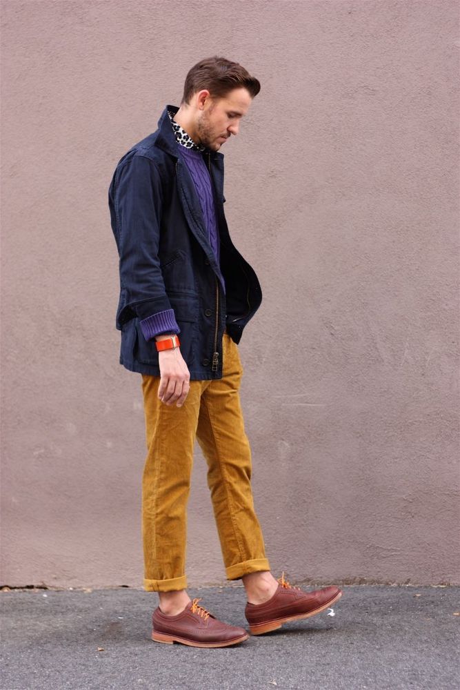Parka plus corduroy: dope!