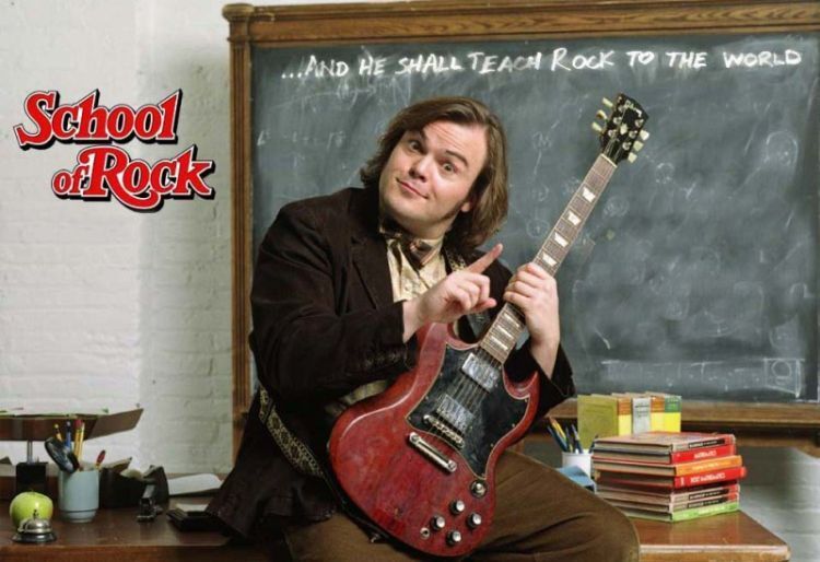 Jack Black jadi guru musik rock anak SD