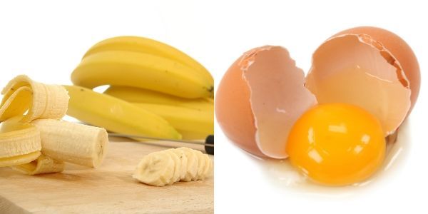 Pisang + kuning telur = rambut kuat