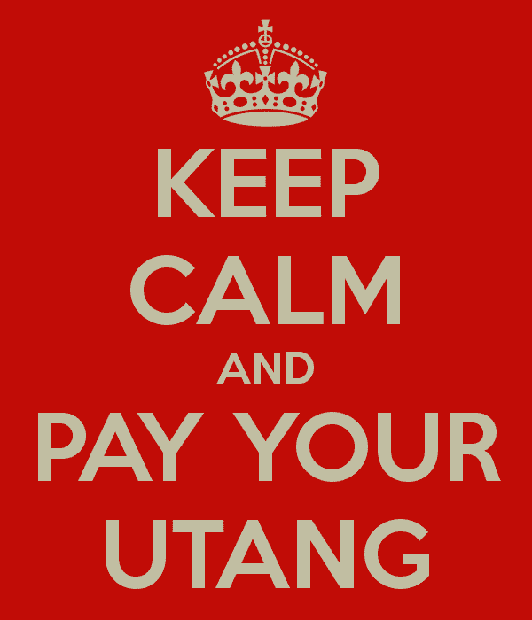 beserta utang-utang lainnya.