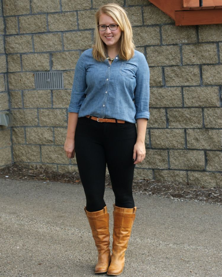 Jeans + boots = kece