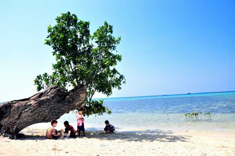 Salah satu sudut eksotis Pulau Tidung, Kep. Seribu