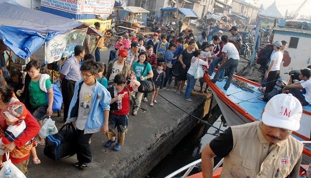 Kondisi dermaga Muara Angke