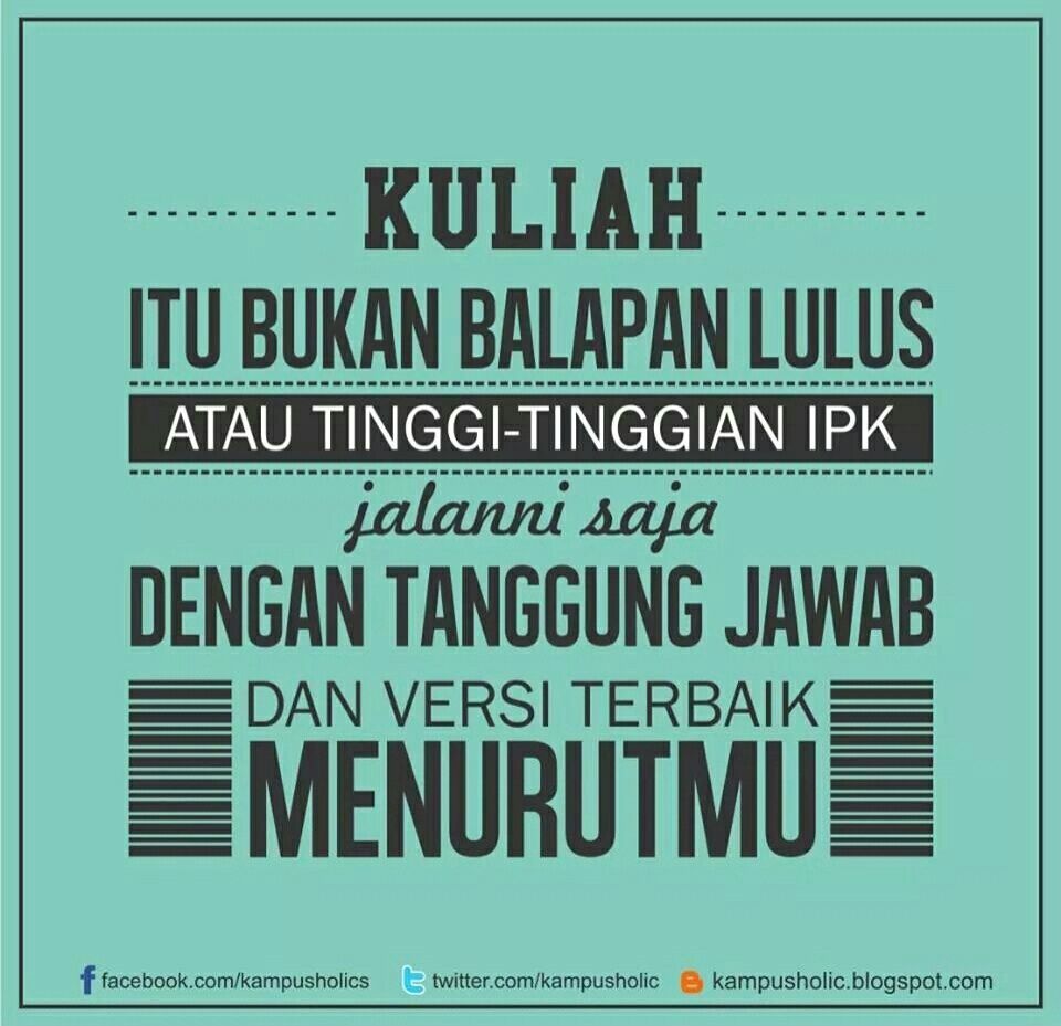 Kenikmatan Ini Hanya Bisa Dirasakan oleh Kamu yang Memilih untuk Bekerja Sekaligus Kuliah