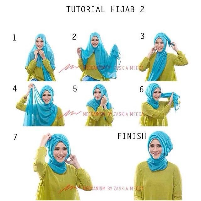 Tutorial hijab untuk kondangan dan lain-lain